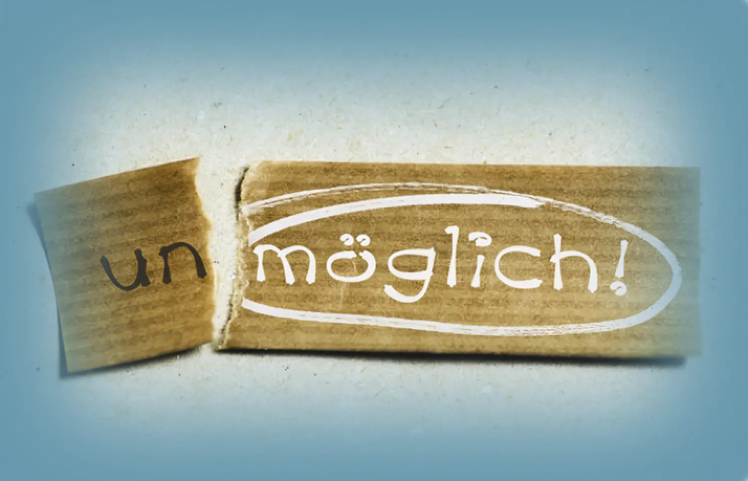 Das deutsche Wort „unmöglich!“ bedeutet auf Englisch „unmöglich!“ von SystemMensch